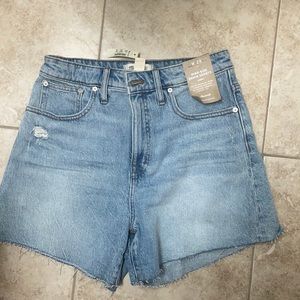 NWT Madewell high-rise denim shorts